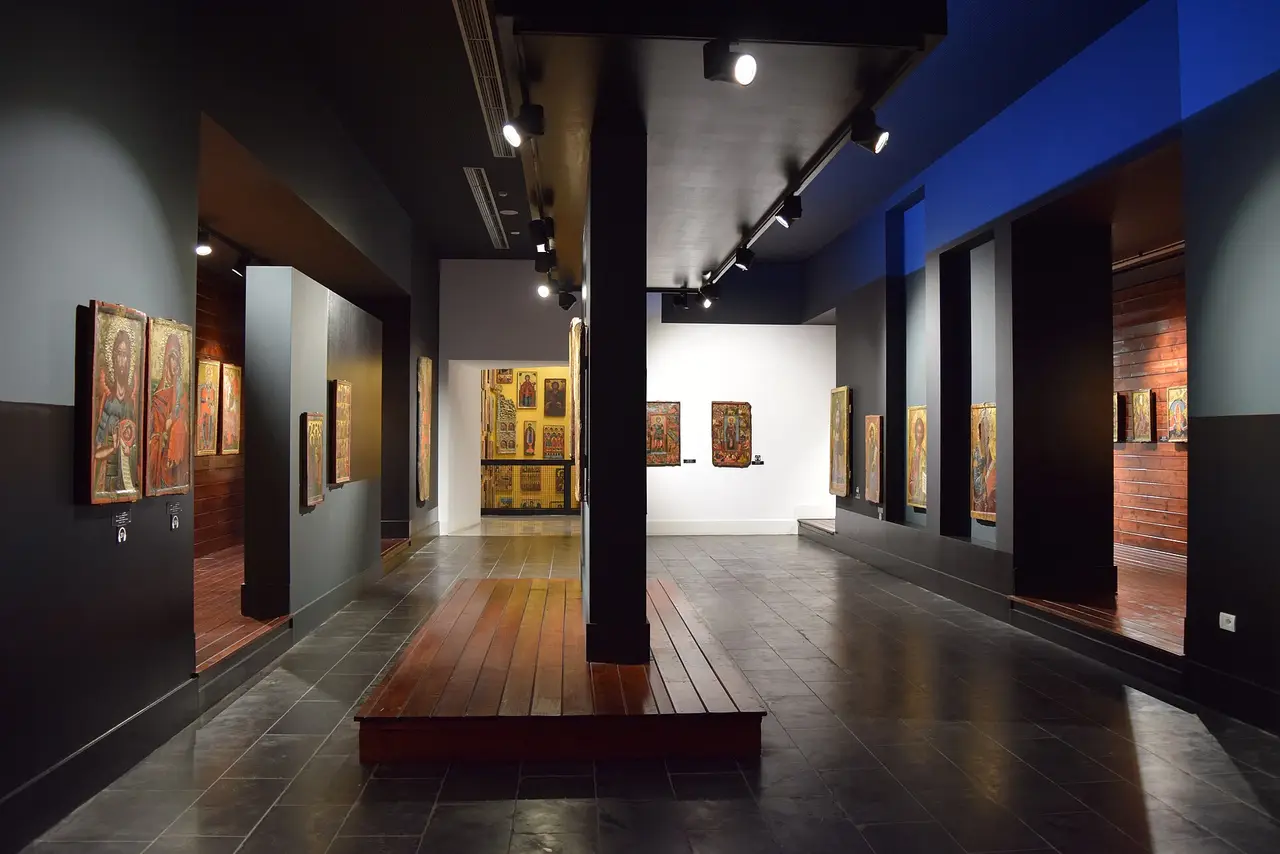 Exterior of the National Museum of Medieval Art in Korça
