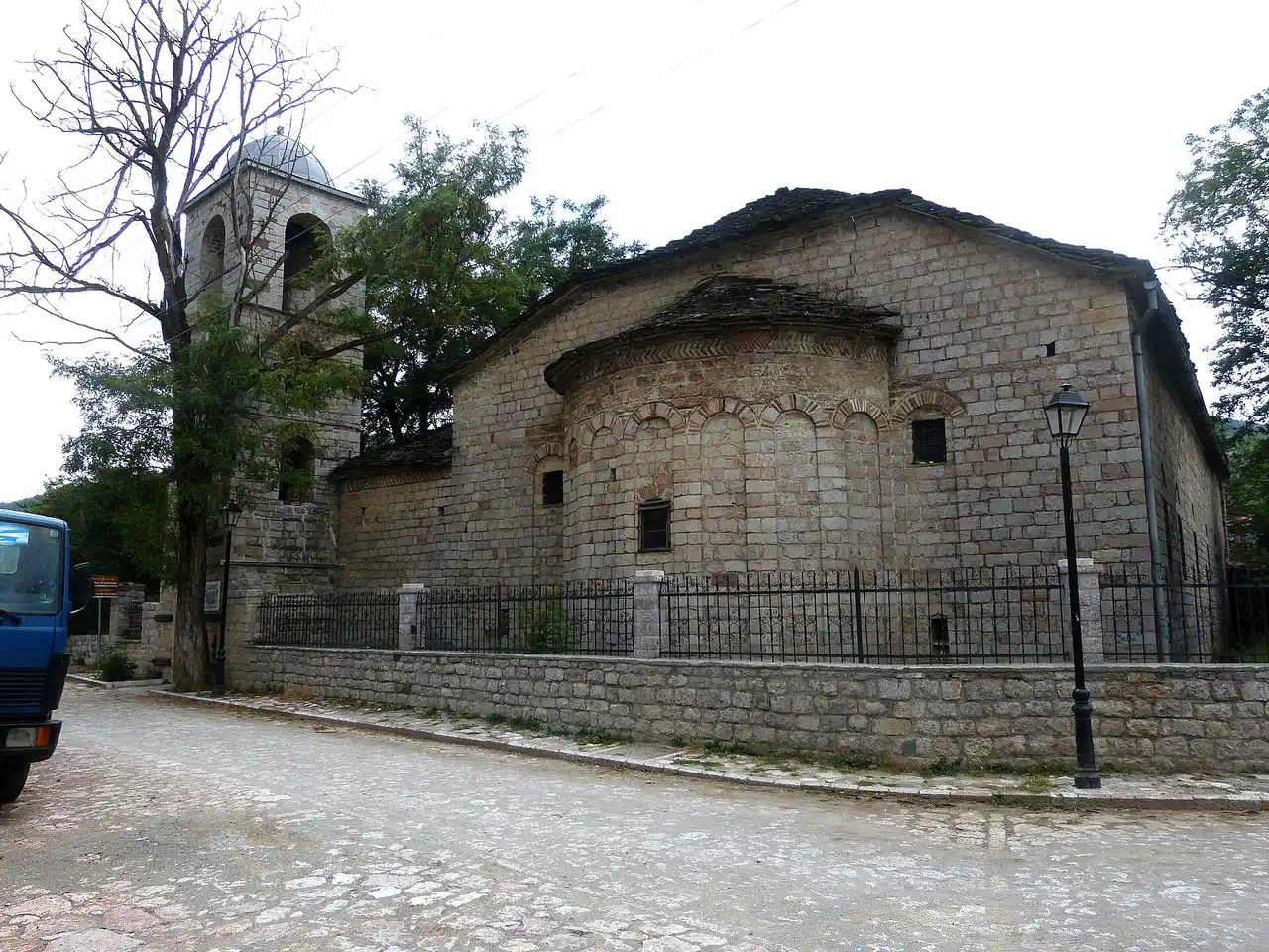 Stone church of Saint Nicholas in Voskopojë near Korça