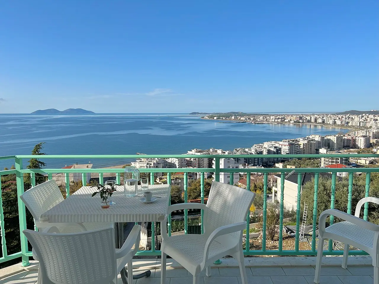 The bay of Vlorë, gateway to the southern Albanian coast